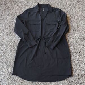 Athleta Zuma Shirt Dress - Black S
